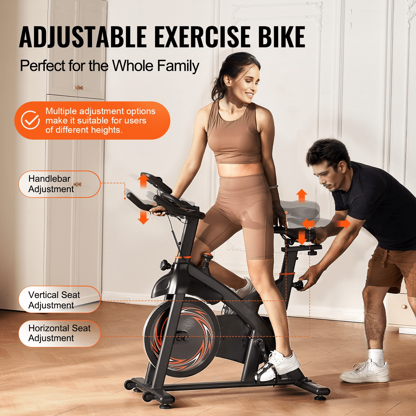 VEVOR Magnetic Exercise Bike for Smooth Indoor Cycling
