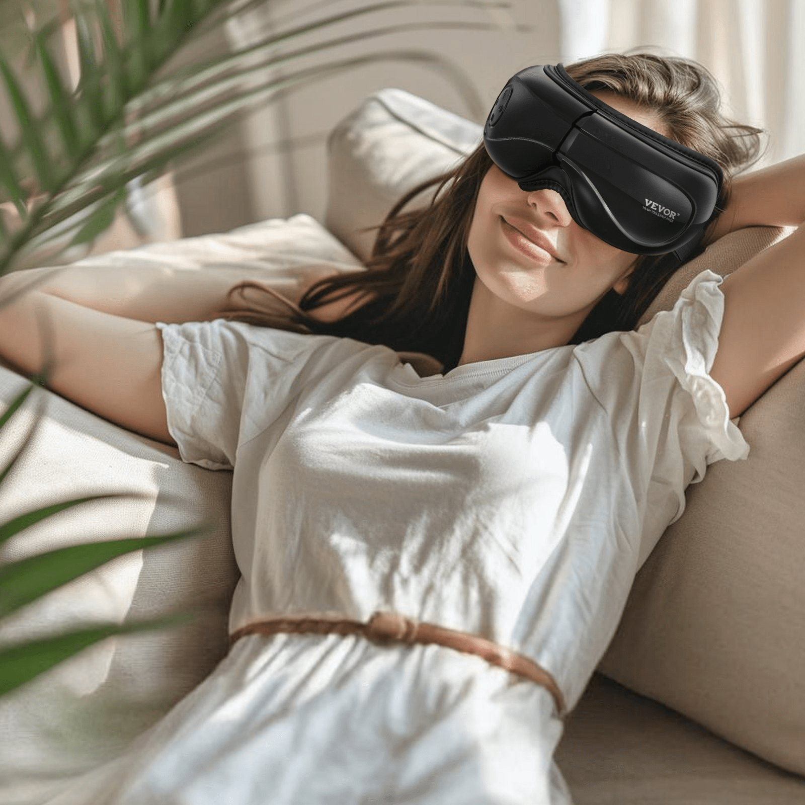 VEVOR Heated Eye Massager with Heat, Air Pressure & Bluetooth (SD-007F)