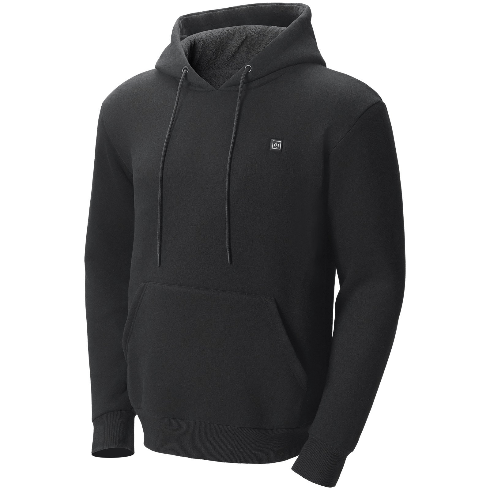 VEVOR Heated Hoodie, Unisex XXL Black with Battery