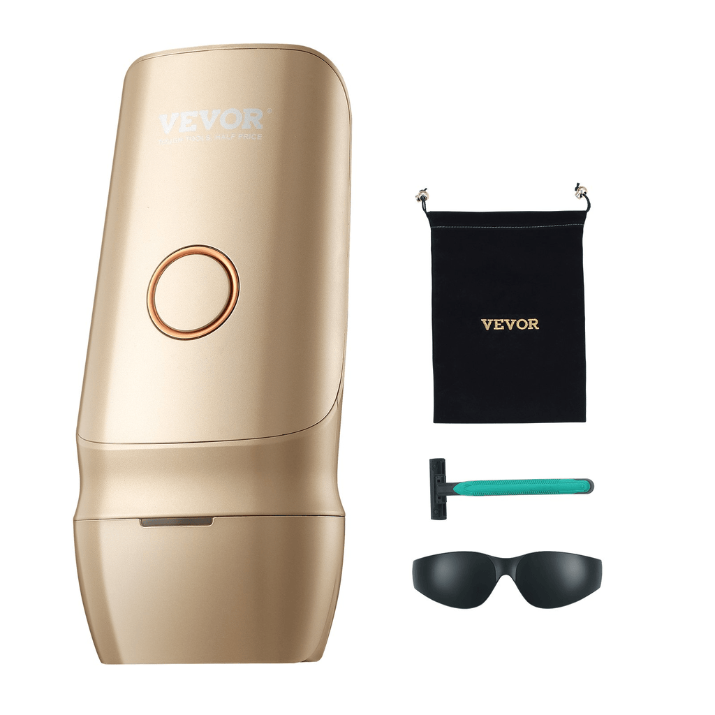 VEVOR IPL Hair Removal Device with Ice Cooling – Painless & Customizable for Full-Body Use