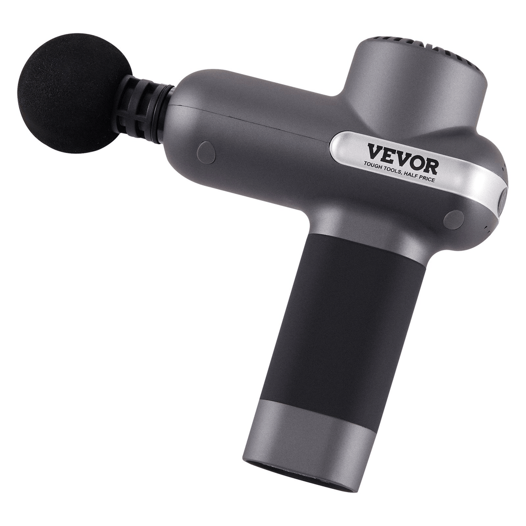 VEVOR Deep Tissue Massage Gun, 5 Speeds, 6 Heads
