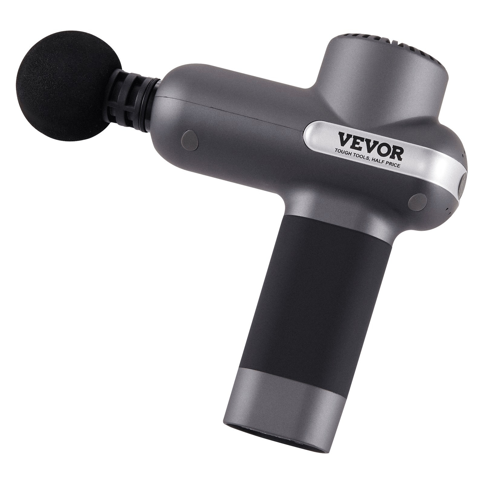 VEVOR Deep Tissue Massage Gun, 5 Speeds, 6 Heads
