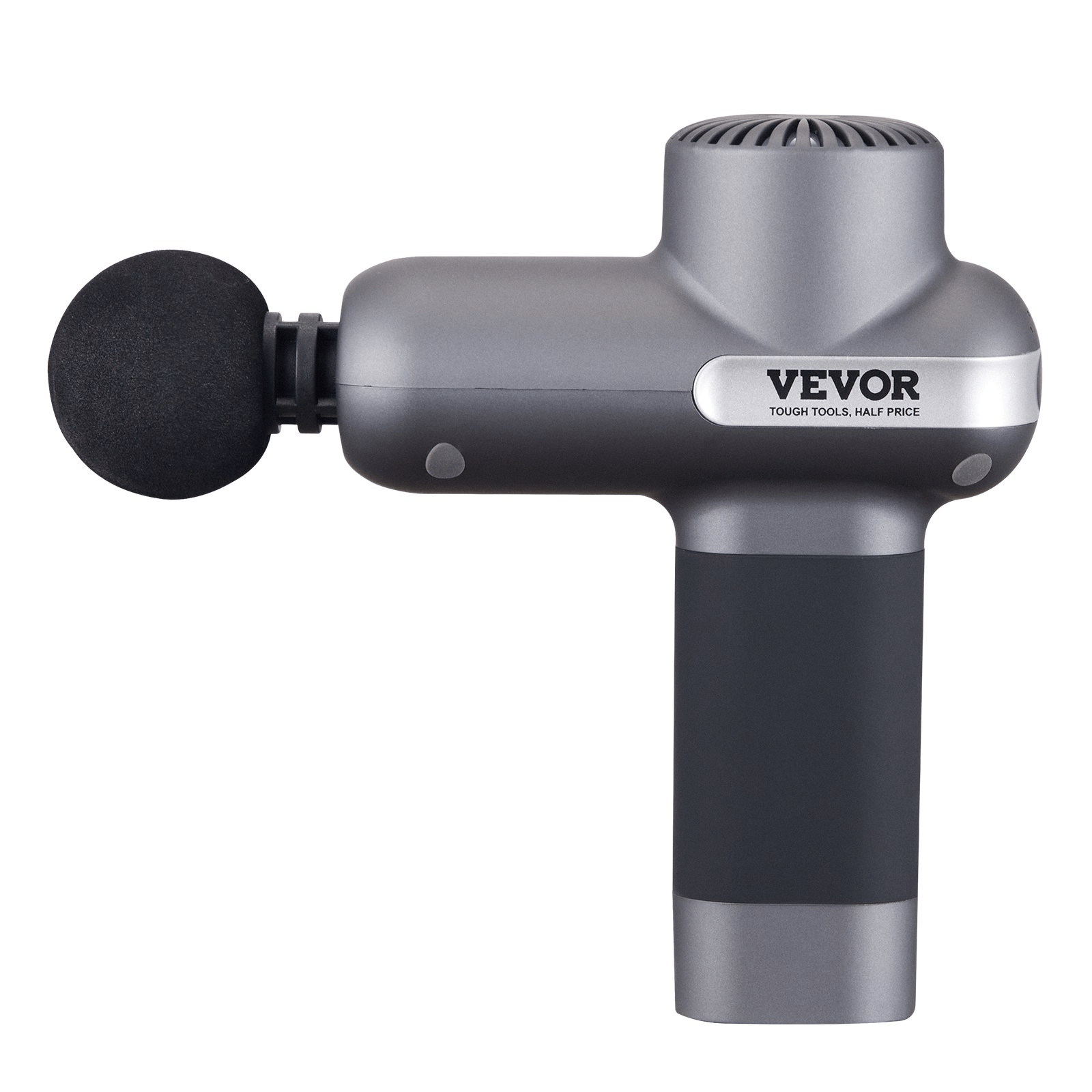 VEVOR Deep Tissue Massage Gun, 5 Speeds, 6 Heads