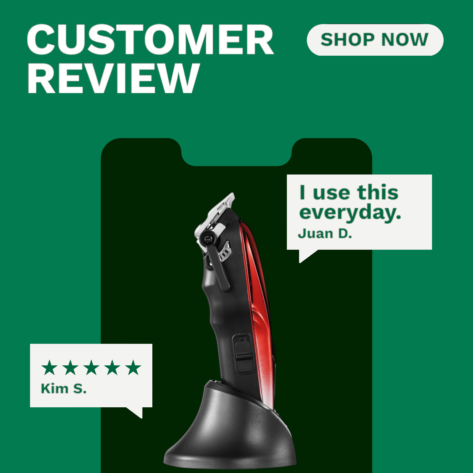 VEVOR Cordless Hair Clippers with Long Battery Life, 6800RPM Motor & LCD