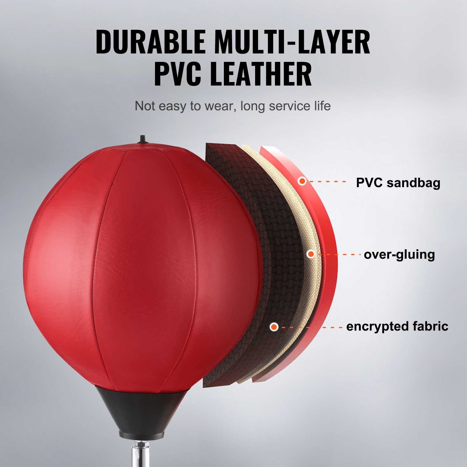 VEVOR Punching Bag – Reflex Boxing Bag for Home Gym Training & Stress Relief