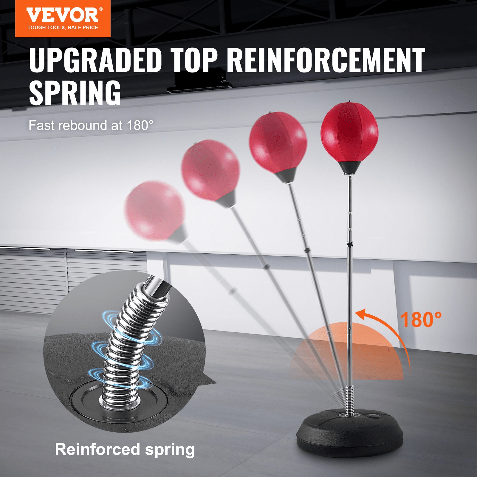 VEVOR Punching Bag – Reflex Boxing Bag for Home Gym Training & Stress Relief