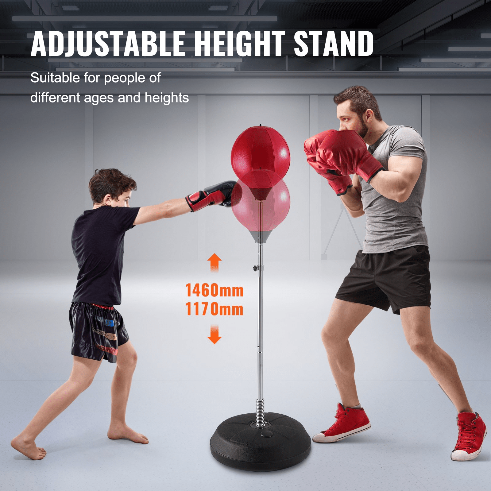 VEVOR Punching Bag – Reflex Boxing Bag for Home Gym Training & Stress Relief