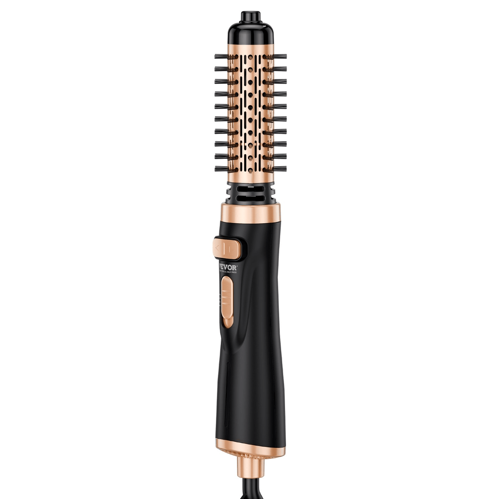 VEVOR Rotating Hot Air Brush, 1.5" & 2" Interchangeable Heads
