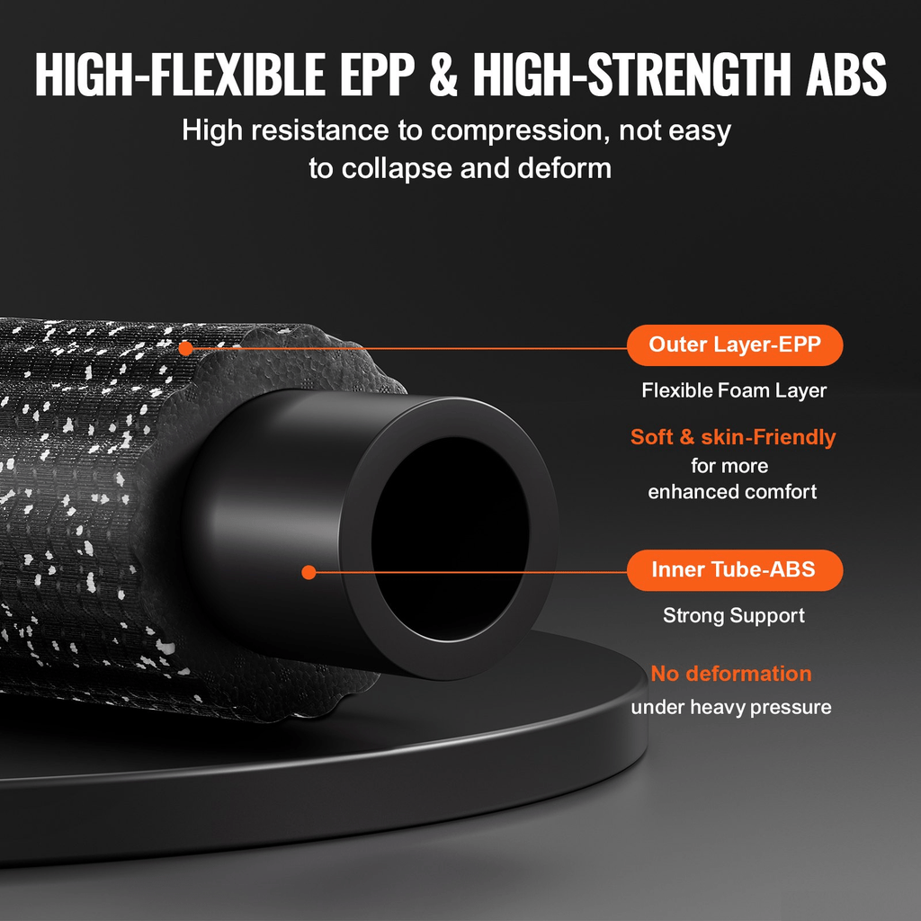 VEVOR Vibrating Muscle Recovery Foam Roller, 4 Intensities