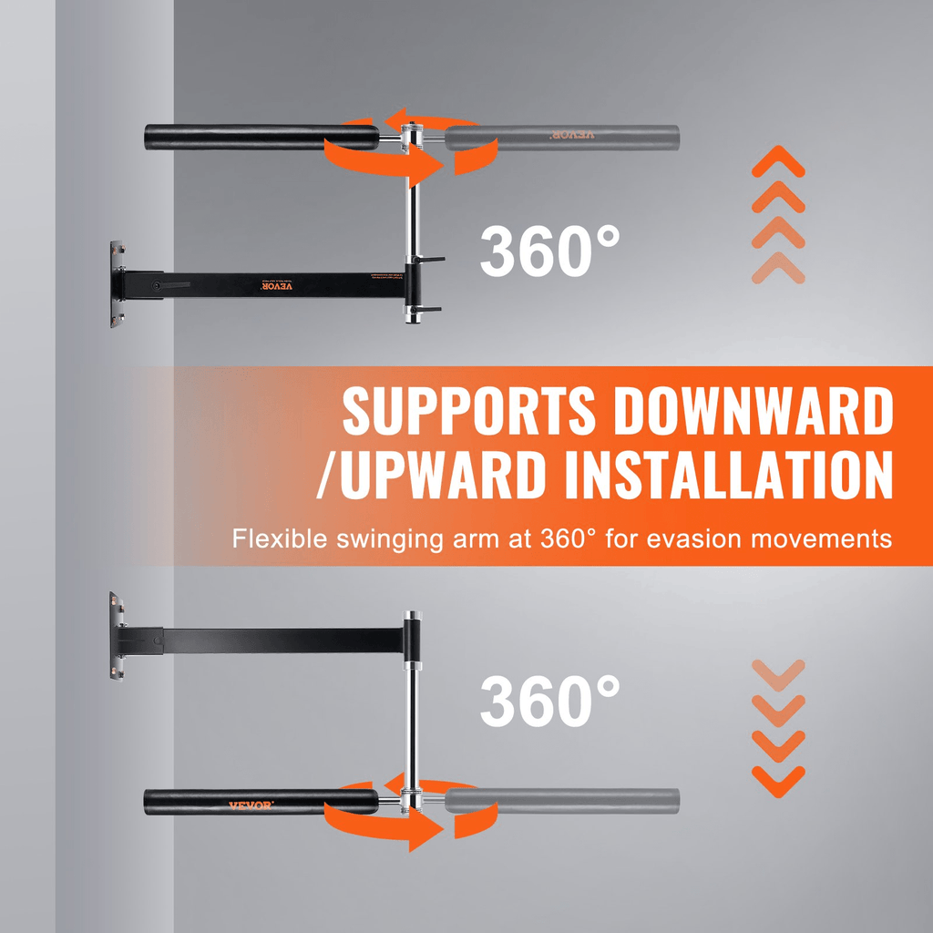 VEVOR Wall-Mount Boxing Spinning Bar – Speed & Reflex Training for Combat Sports