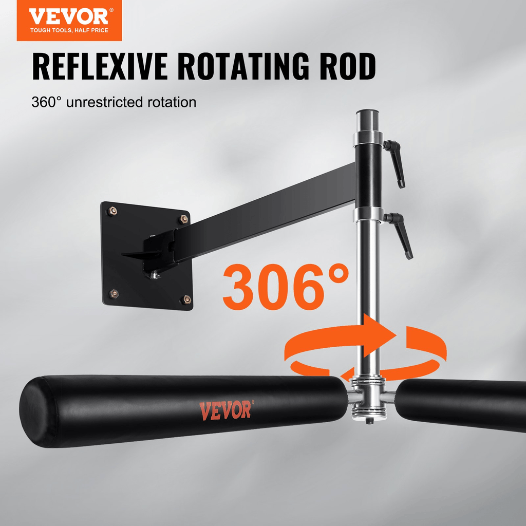 VEVOR Wall-Mount Boxing Spinning Bar – Speed & Reflex Training for Combat Sports
