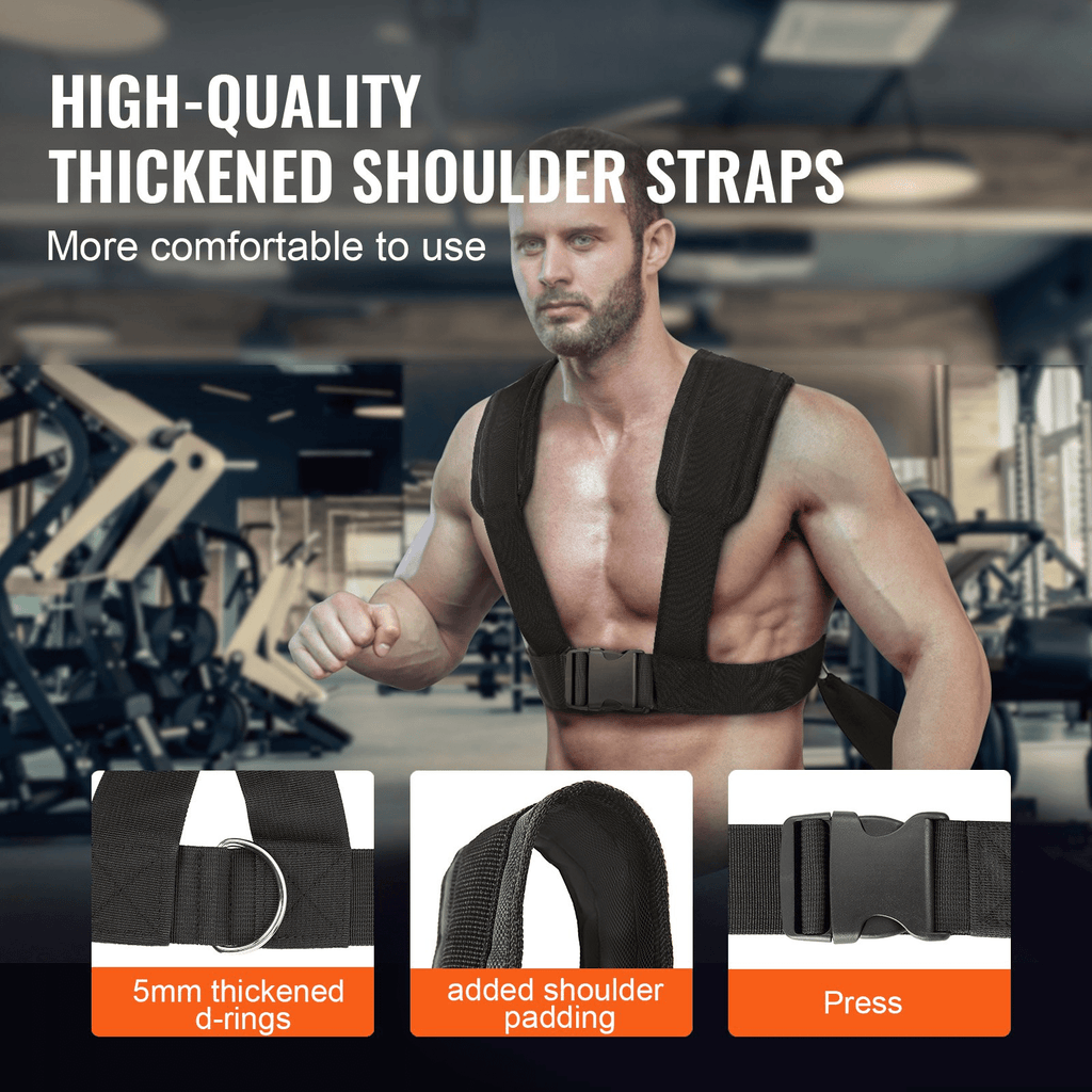 VEVOR Power Sled Push Pull – 500 lb Training Sled