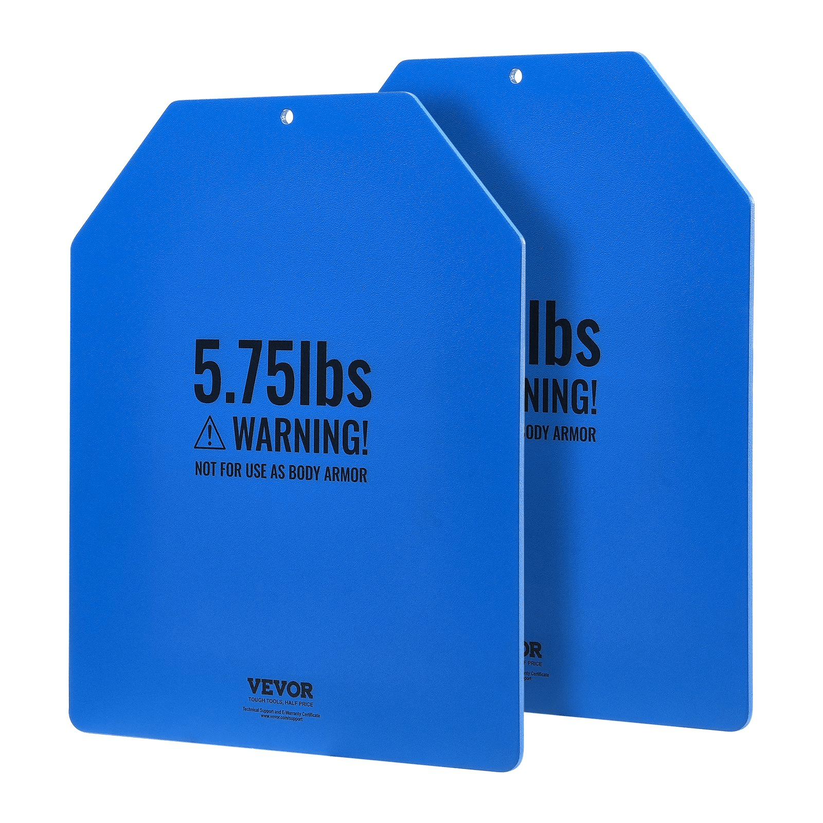 VEVOR Weighted Vest Plates, 2×5.75 lb Steel Pair (Universal Fit)