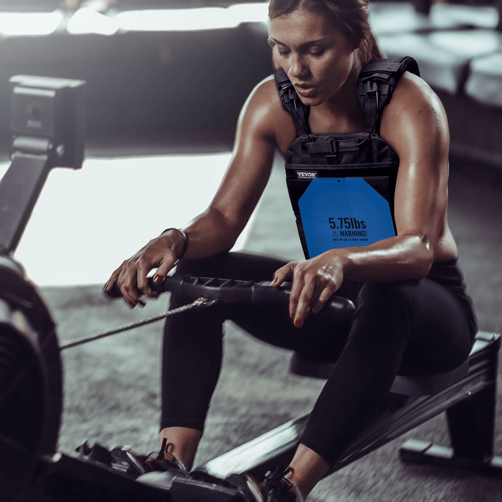 VEVOR Weighted Vest Plates, 2×5.75 lb Steel Pair (Universal Fit)