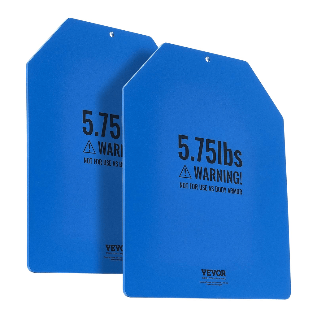 VEVOR Weighted Vest Plates, 2×5.75 lb Steel Pair (Universal Fit)