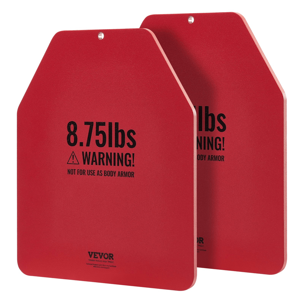 VEVOR Weight Vest Plates, 2 x 8.75 lb Steel (Universal Fit)