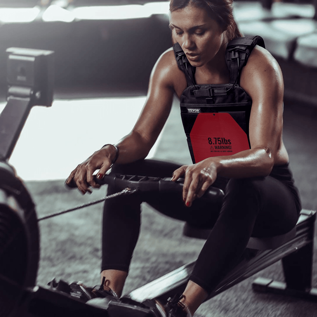 VEVOR Weight Vest Plates, 2 x 8.75 lb Steel (Universal Fit)