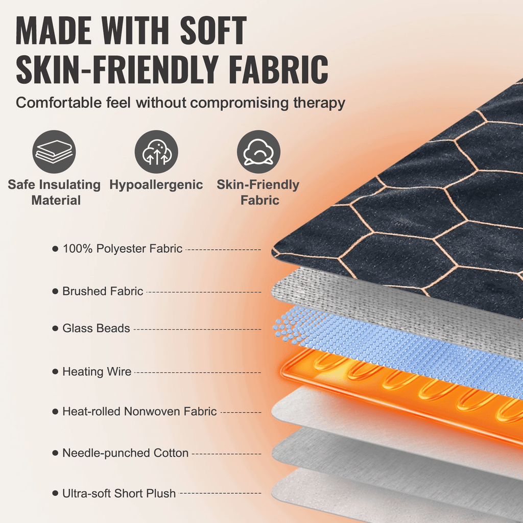 VEVOR Far Infrared Heating Pad, Weighted, 12" x 24"