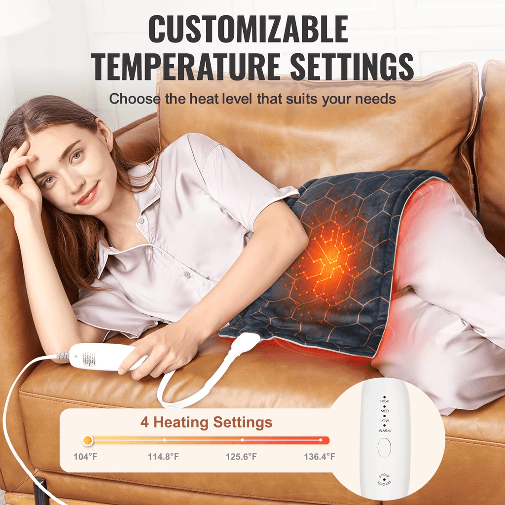 VEVOR Far Infrared Heating Pad, Weighted, 12" x 24"