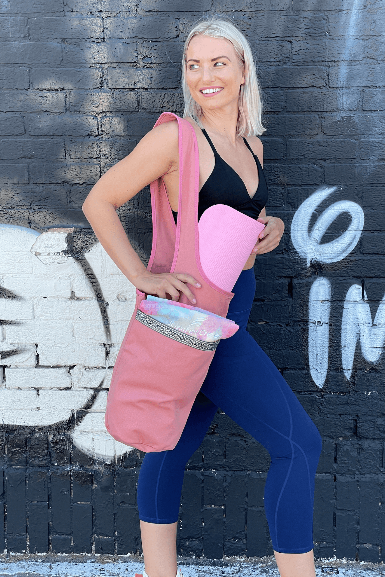 Yoga Mat Carrying Tote Bag – Durable, Spacious & Stylish for On-the-Go Fitness
