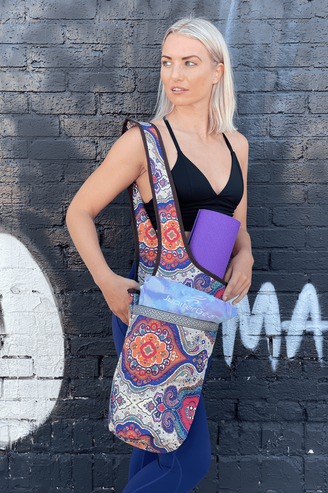 Yoga Mat Carrying Tote Bag – Durable, Spacious & Stylish for On-the-Go Fitness