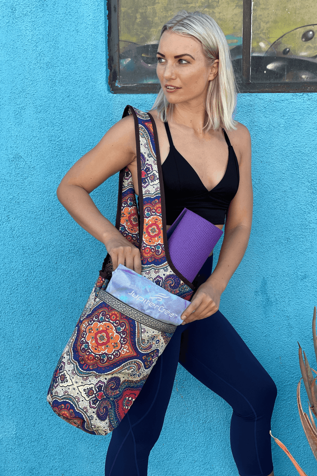Yoga Mat Carrying Tote Bag – Durable, Spacious & Stylish for On-the-Go Fitness