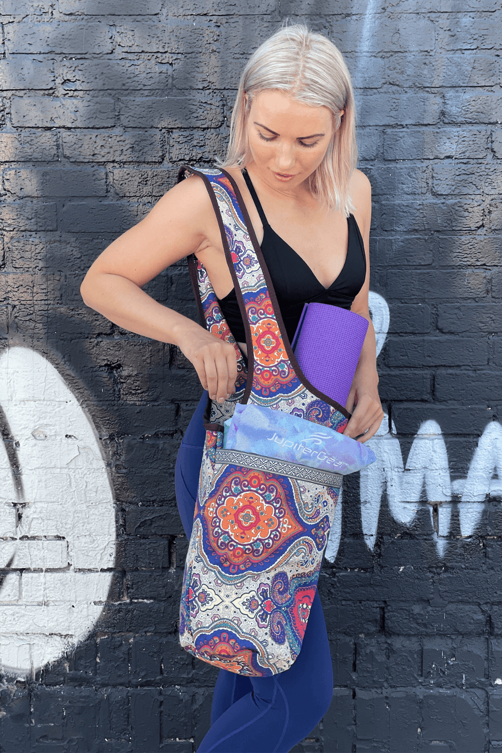 Yoga Mat Carrying Tote Bag – Durable, Spacious & Stylish for On-the-Go Fitness
