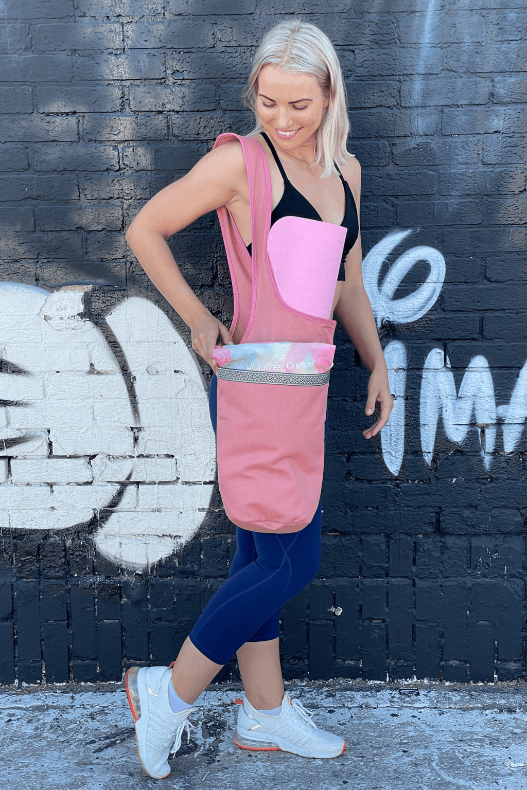 Yoga Mat Carrying Tote Bag – Durable, Spacious & Stylish for On-the-Go Fitness