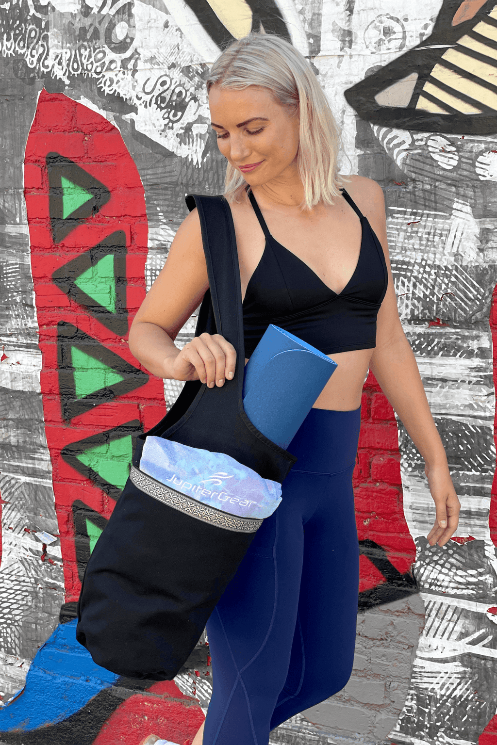 Yoga Mat Carrying Tote Bag – Durable, Spacious & Stylish for On-the-Go Fitness