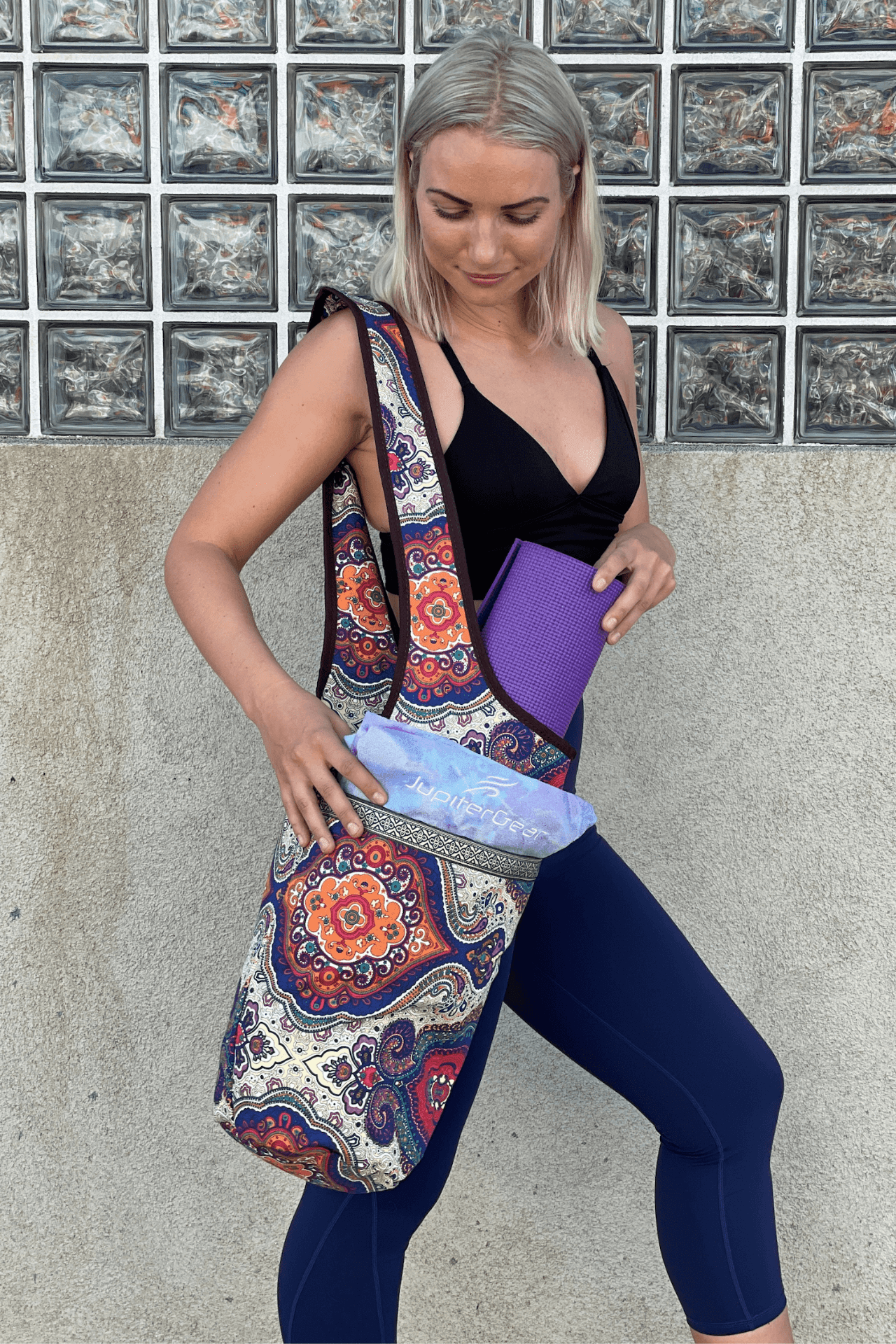 Yoga Mat Carrying Tote Bag – Durable, Spacious & Stylish for On-the-Go Fitness