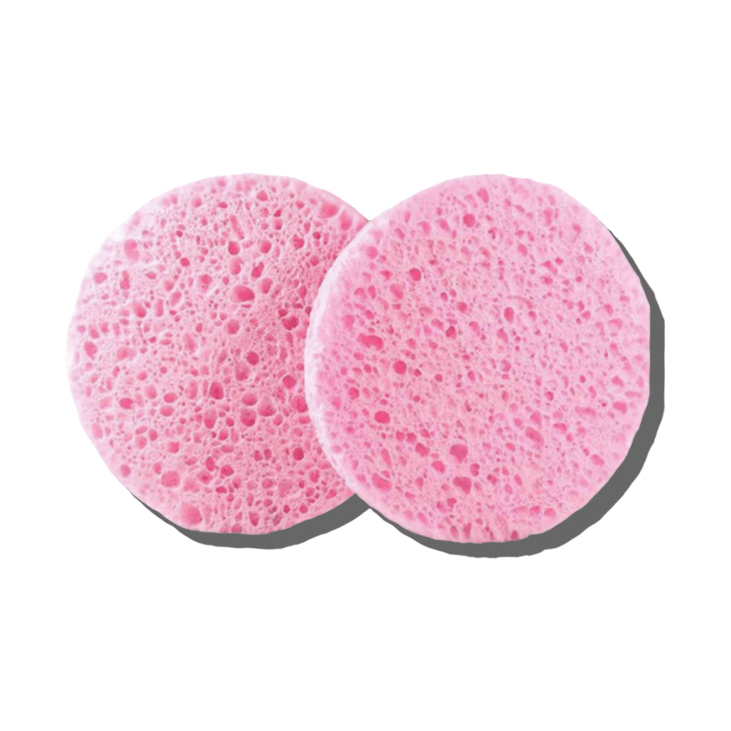 YOSMO Reusable Face Cleansing Sponges (2-Pack)