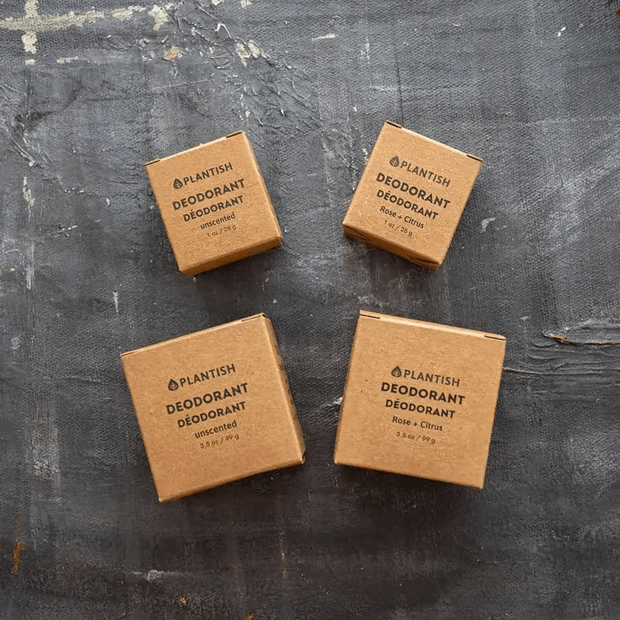 Zero Waste Deodorant Bar - Unscented & All-Natural